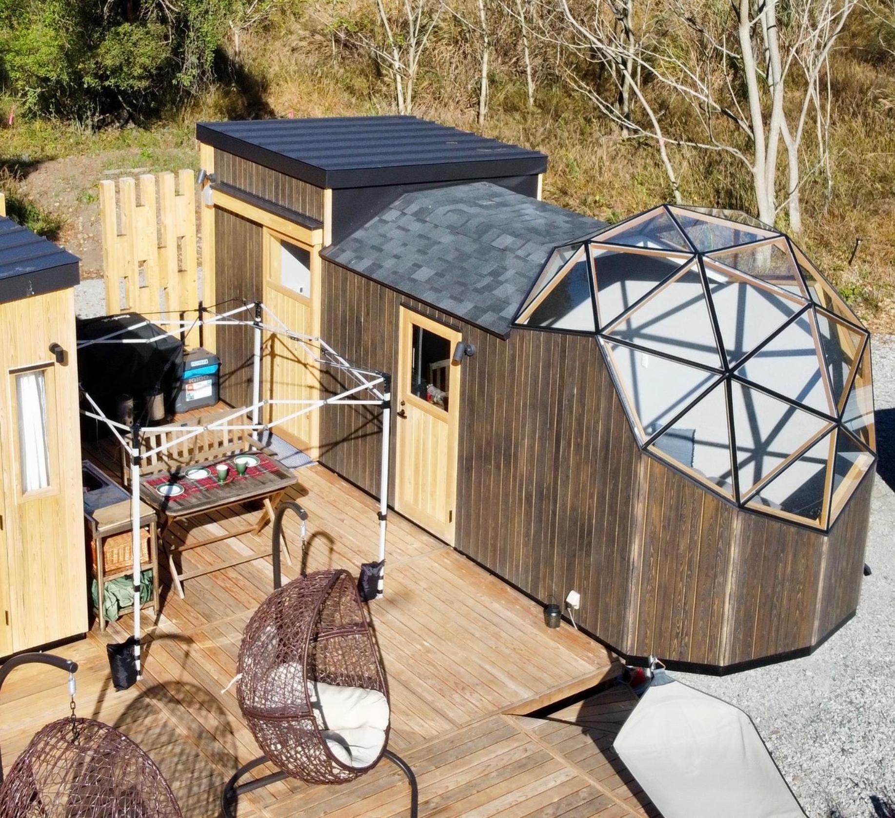 Fuji Dome Glamping Hotel Fujikawaguchiko Exterior foto