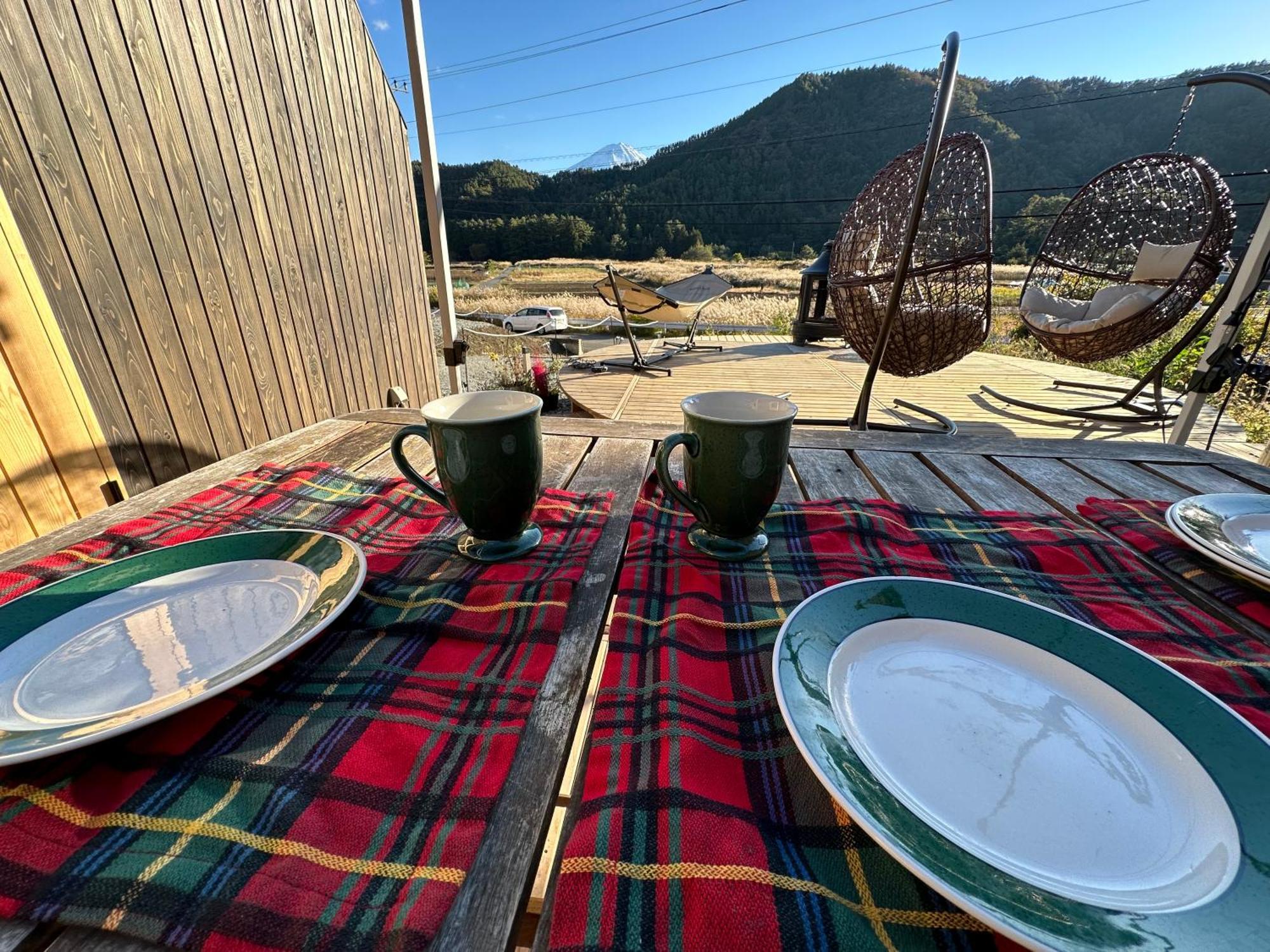 Fuji Dome Glamping Hotel Fujikawaguchiko Exterior foto