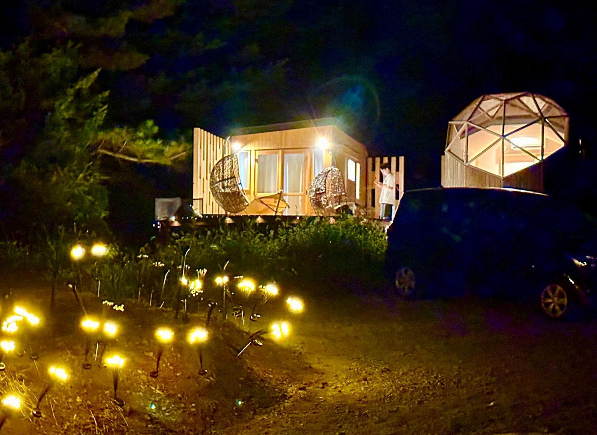 Fuji Dome Glamping Hotel Fujikawaguchiko Exterior foto