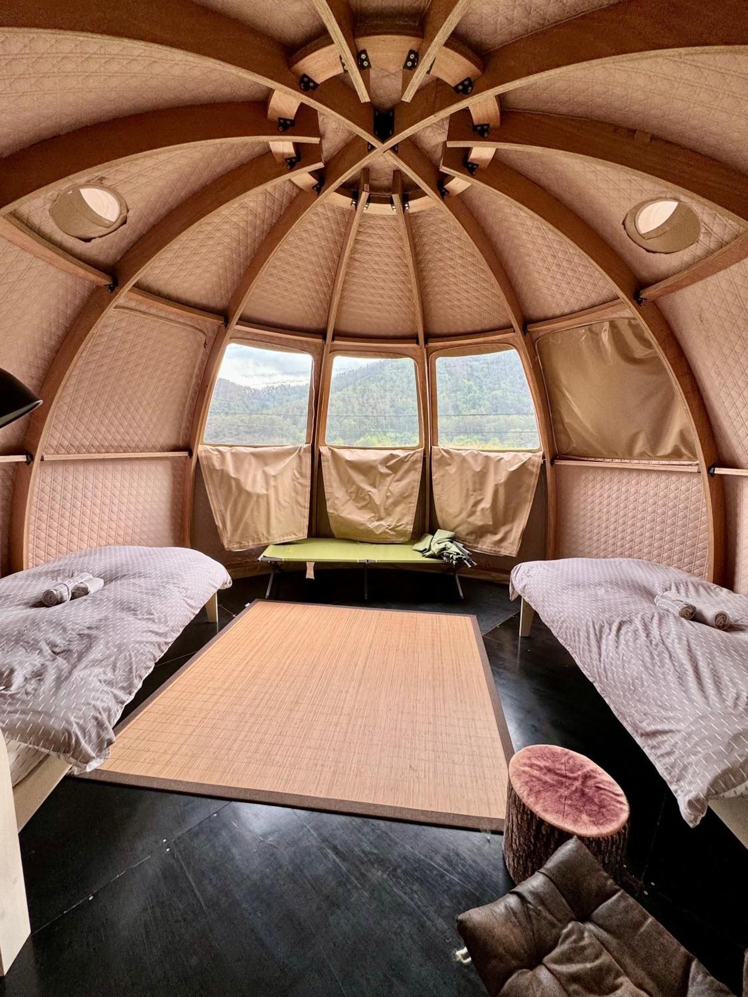 Fuji Dome Glamping Hotel Fujikawaguchiko Exterior foto